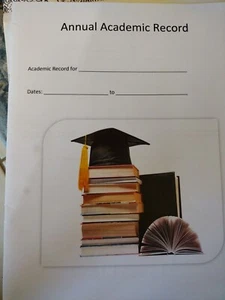 Annual Academic Record: Homeschooling Record Journal - Picture 1 of 1