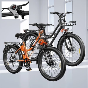 Fat Tire Electric Bicycles 350W Ebikes for Adult 36V 10.4AH Motor 20MPH - Picture 1 of 25