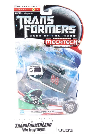 Roadbuster Sealed MISB MOSC Deluxe Movie DOTM Transformers Cover