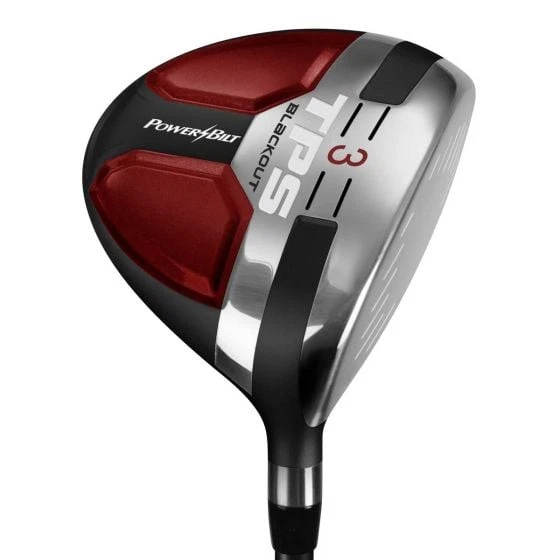 PowerBilt Golf TPS Blackout #3 Fairway Wood 15Â° Regular Flex MRH Headcover