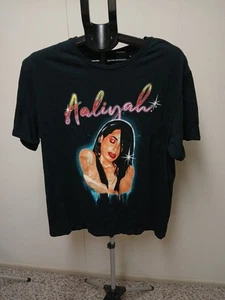 Official Aaliyah Merchandise R&B Graffiti Graphic T-Shirt Adult Size XL - Picture 1 of 9