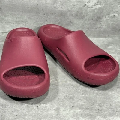 Crocs Mellow Deslizables Color Baya Puntera Abierta Impermeable Para Mujer Talla 6 Foto 1 de 4