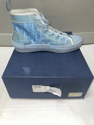 Size 4 - Daniel Arsham x Dior B23 High Dior Oblique - Light Blue size 43/10 US - Image 1 of 4