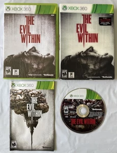 The Evil Within (Xbox 360) Edición Especial Lenticular Cubierta Deslizante CIB Funcionando - Imagen 1 de 7