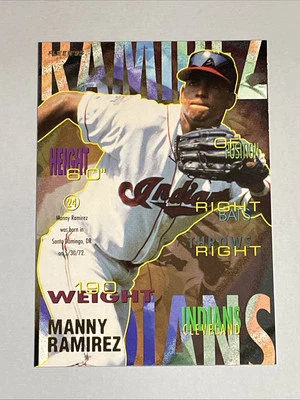 Manny Ramirez 1995 Fleer Indians #145  *N121* - Image 1 of 2