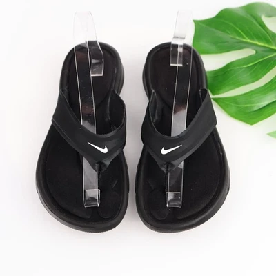 Сандалии женские Nike размер 9 черные комфортные стринги шлепанцы мягкие шлепанцы - Изображение 1 из 4