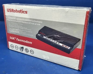 Brand New, Sealed US Robotics USR5686G V92 & V90 External Faxmodem. - Afbeelding 1 van 8