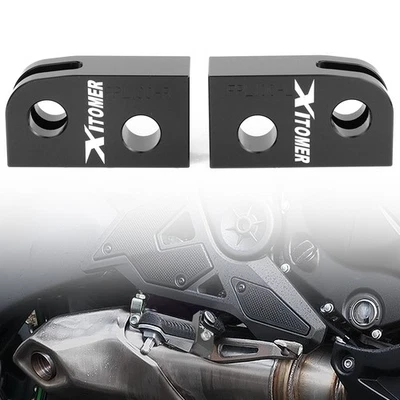 Soporte de descenso de estriberas para Kawasaki Versys 650 KLE650/LT 2015-2023 Foto 1 de 4