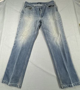 Valentino Jeans Herren Blau Denim Straight Leg Hose Größe 40x34 - Bild 1 von 8