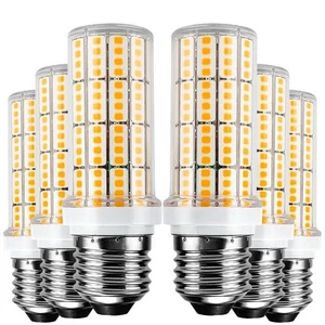 6 pcs Led Corn Light Bulb, 200w Equivalent 2500 Lumen 3000k Cool Daylight Whi... - Picture 1 of 6