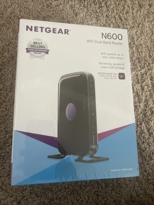 Netgear N600 WiFi Dual Band Router Model WNDR3400 - Image 1 of 4