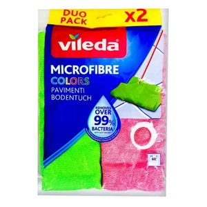 PANNI PAVIMENTI VILEDA COLORS MICROFIBRA 2PZ - Foto 1 di 4