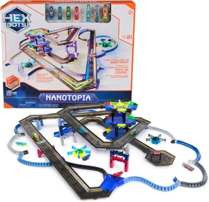 HEX Bots Nanotopia, Giocattoli Sensoriali per Bambini e Gatti con Oltre 130 Pezzi e 7 Nano B - Foto 1 di 12