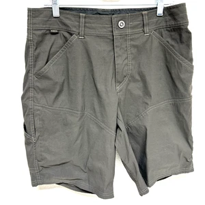 Kuhl Renegade pantaloncino chino uomo taglia 33 grigio 10" cucitura interna elasticizzato escursionismo outdoor - Foto 1 di 19