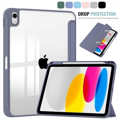Custodia protettiva intelligente per iPad A16 11/10/9/8/7/6/5. Cover in pelle PU Gen Mini Air Pro - Immagine 1 di 4