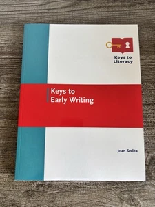 Keys to Literacy Keys to Early Writing by Joan Sedita Unused - Picture 1 of 4
