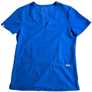 Blusa Médica FIGS Casma Tres Bolsillos Mujer Talla XS Ganadora Azul Elastizada - Imagen 1 de 6