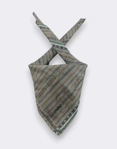 Vintage Yves Saint Laurent Handkerchief Neckerchief Bandana Pocket Square Gift - Picture 1 of 3