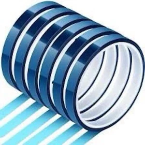 6 Rolls BLUE HEAT RESISTANT Tape Sublimation Press Transfer SUBLITAPE 4mm x 33m - Picture 1 of 13