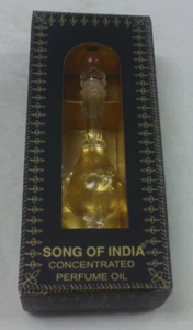 CANCIÓN DE LA INDIA ACEITE DE PERFUME CONCENTRADO ALMIZCLE EGIPCIO BOTELLA DE VIDRIO SOPLADO DE LUJO - Imagen 1 de 3