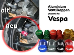 2 Stück Ventilkappen VESPA - Aluminium - Vespa GTS LX Primavera Sprint ET 50-300 - Bild 1 von 41
