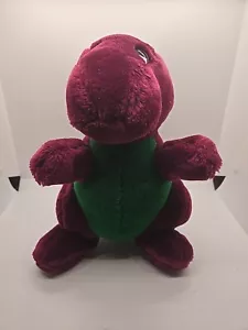 Vintage Dakin Barney Plüsch 10 Zoll Hinterhof Gang Dinosaurier geschlossener Mund Lyon Gruppe - Bild 1 von 10