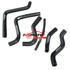 Manguera radiador silicona negra para Honda CR125R CR125 CR 125 2000 2001 2002 - Imagen 1 de 4