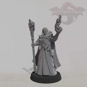 Necromancer - Frostgrave, Dungeons and Dragons, 5e, Pathfinder - Miniature - Picture 1 of 5