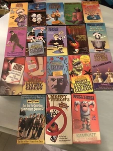 MONTY PYTHON'S FLYING CIRCUS VHS Lot Of 17 Comedy Shows - Picture 1 of 5