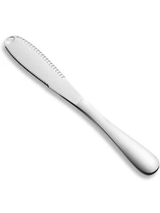 Butter Spreader Knife, 3 in 1 Kitchen Gadgets Serrated Stainless Steel - Picture 1 of 7