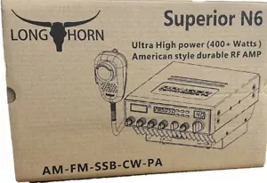 Ranger RCI Longhorn Superior N6 Ultra High Power 10 Meter Radio 400+ Watts NEW - Picture 1 of 6