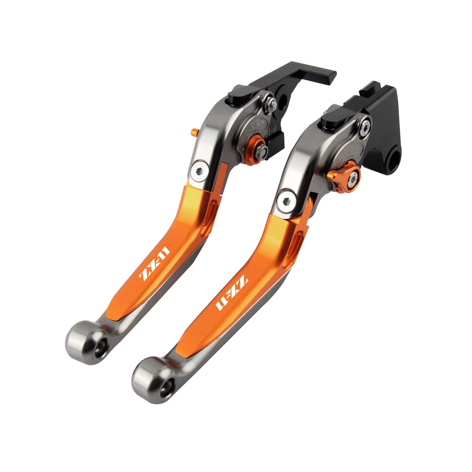 Palanca de embrague de freno de mano plegable extensible para Kawasaki Ninja ZX11 1990-2001 B7 Foto 1 de 4