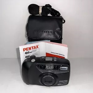 Pentax IQZoom EZY Auto Focus 35mm Point & Shoot Camera w/ Case & Manual Tested - Picture 1 of 19