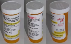 Dr House Tube de Vicodin comme dans la série Gregory House pill bottle replica - Foto 1 di 1