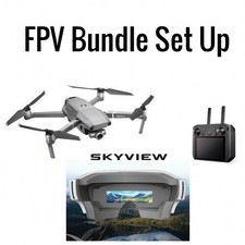 DJI Mavic 2 Zoom With Smart Controller And FPV Yuneec SkyView Goggles Bundle 