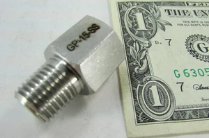 New O'Keefe 1/4" NPT 303 Stainless Pressure Gauge Snubbers .015 Orifice GP-15-SS - Picture 1 of 16