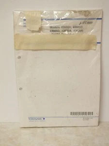 Yokogawa Manual 436001 436002 436003 436004 436006 8th Edition mR1000 Recorder - Bild 1 von 10
