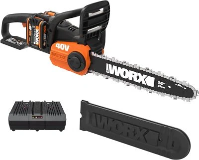 WORX WG384E Akku Kettensäge 40V 35cm Motorsäge Motorkettensäge inkl. Akku u. Lad