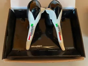 Comandi leve freno cambio bici MicroShift SB-R102 White 10x2 bike shifters lever - Foto 1 di 2