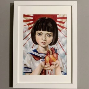 Japanese Kinbaku Art paint Artwork of Shibari Miyako Kojima printed - Picture 1 of 2