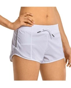 CRZ YOGA Women's Quick-Dry Loose Running Shorts with Pocket-2.5" Inseam -Size:12 - Picture 1 of 7