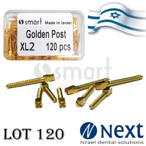 120 Stck. Dental Endo Wurzelkanal Stifte Schraube goldener Pfosten Mine XL2 (14 mm) - Bild 1 von 6