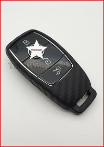 Funda protectora de silicona aspecto de carbono para Mercedes Benz Clase E 2016-17 W213 2018 - Imagen 1 de 7