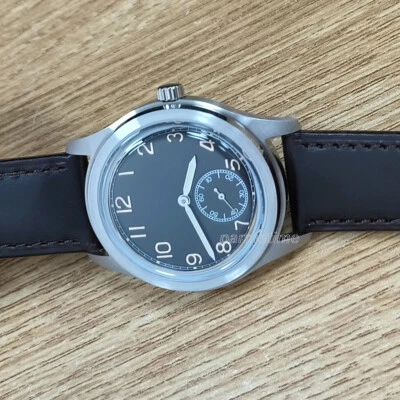 Parnis 38mm Seagull 1701 Automatic Mechanical Men Watch Leather Strap - Image 1 of 4