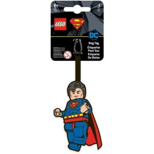LEGO BAG TAG - Etichetta per bagagli SUPERMAN - Nuova e RARISSIMA !! - Foto 1 di 3