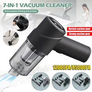 95000PA Handheld Cordless Vacuum Cleaner Home & Car Dust Blower Mini Air Duster - Picture 1 of 23