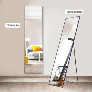 147x37cm Large Full Length Mirror Wall Mounted Mirror Bedroom Dressing Mirror UK - Picture 1 of 21
