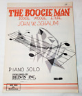 Partition de musique vintage The Boogie Man Boogie Woogie John W mousse piano solo 1944