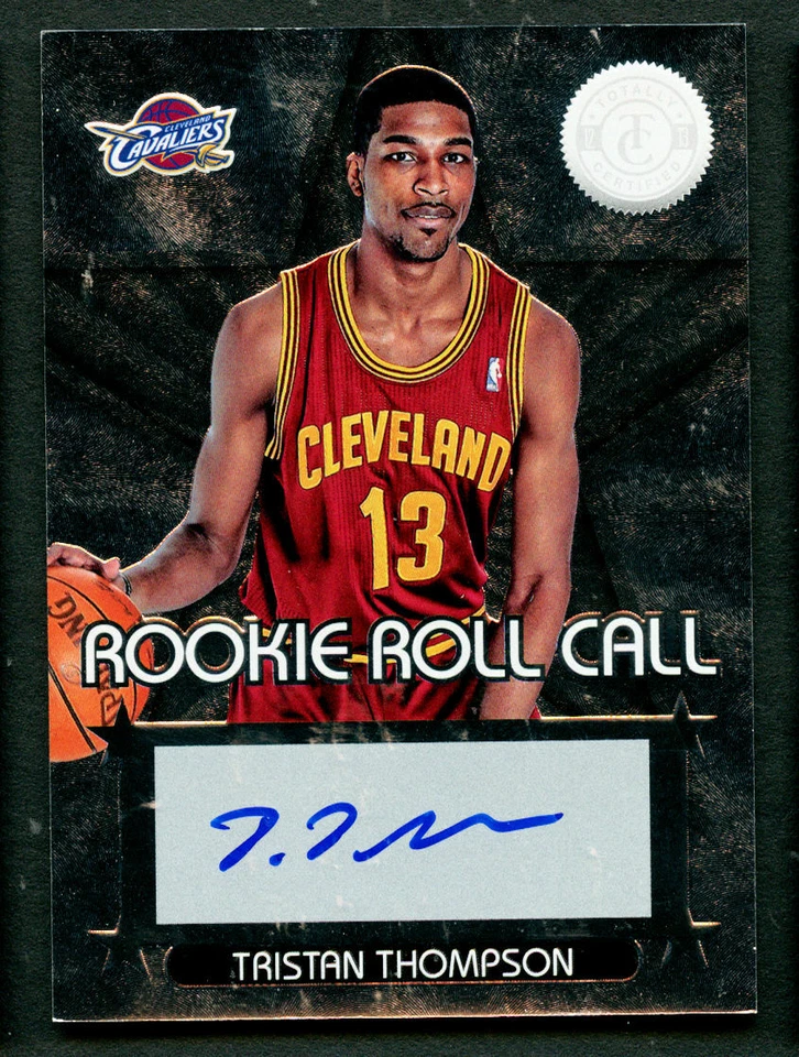 Tristan Thompson #38 autógrafo firmado 2012-13 Panini novato totalmente certificado Foto 1 de 1