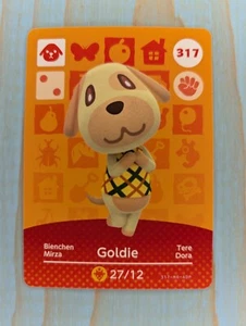 Goldie - 317 - Serie 4 - Tarjetas Amiibo Auténticas Nintendo Animal Crossing - Imagen 1 de 2
